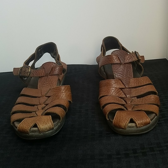 Mephisto Sam Leather Sandals Size US Mens 9 - Picture 2 of 8